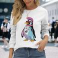 Punkuin 面白い パンクロック パンクロック ペンギン 長袖tシャツ 長袖Tシャツ 彼女への贈り物