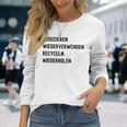Reduzieren Wiederverwenden Recyceln Wiederholen 長袖Tシャツ 彼女への贈り物