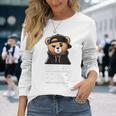Seriously Bruh ヒップホップ テディベア ティーンエイジャー 男の子 ティーン 格言 長袖tシャツ 長袖Tシャツ 彼女への贈り物