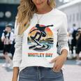 Whitley Baykateboardingグランジ 長袖Tシャツ 彼女への贈り物