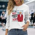 「今年一番素晴らしい言葉だ」トランプクリスマス 長袖tシャツ 長袖Tシャツ 彼女への贈り物