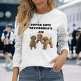 【Super Cute Toypoodles】トイプードル 実写 長袖Tシャツ 彼女への贈り物