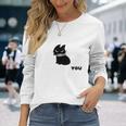 あなたを見ている 長袖tシャツ 長袖Tシャツ 彼女への贈り物