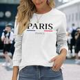 お土産 De Paris フランス国旗 愛の首都 ギフト 長袖Tシャツ 彼女への贈り物