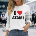 アイハート 熱海 Japan Love Japan お土産 長袖Tシャツ 彼女への贈り物