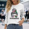 アフリカン・ルーツ・アフリカ 長袖Tシャツ 彼女への贈り物