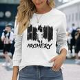 アーチェリー コンポジットボウ 長袖Tシャツ 彼女への贈り物