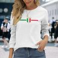 イタリアサッカー、イタリアサッカーファン 長袖Tシャツ 彼女への贈り物