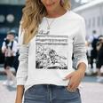 エルケーニッヒ・ゲーテの詩シューベルトの歌 長袖Tシャツ 彼女への贈り物