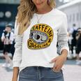 カフェインとガソリン 長袖Tシャツ 彼女への贈り物