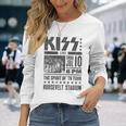キッス Kiss Roosevelttadium 長袖Tシャツ 彼女への贈り物