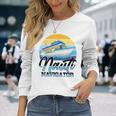 クルージング航海船キャプテンアンカークルーズディレクター 長袖Tシャツ 彼女への贈り物