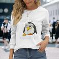 グーテン・モルゲン極薄アイスクリーム おもしろモーニンググループ ペンギン 長袖Tシャツ 彼女への贈り物