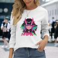 ゴシック アニメ 鬼 わいふ かわいい 日本 漫画 ヴェーパーウェア レトロ 長袖tシャツ 長袖Tシャツ 彼女への贈り物