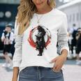 ゴーストサムライ 武士道 アニメ マンガ 武士道 長袖Tシャツ 彼女への贈り物