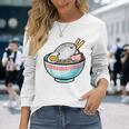 サカバンバスピス フィッシュミーム 和風ラーメン丼 長袖Tシャツ 彼女への贈り物