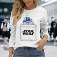 スターウォーズ R2-D2 ロゴポケット 長袖Tシャツ 彼女への贈り物