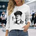 ダグラス マッカーサー アメリカ陸軍退役軍人 Ww2 長袖Tシャツ 彼女への贈り物