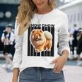 チャウチャウ犬愛好家 長袖Tシャツ 彼女への贈り物