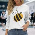 ハチ愛好家のためのかわいい蜂 はちみつ 長袖Tシャツ 彼女への贈り物
