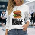 ハンバーガー研究 ハンバーガー 長袖tシャツ 長袖Tシャツ 彼女への贈り物