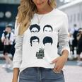 ビッグバン理論ロゴ グループヘア 長袖Tシャツ 彼女への贈り物