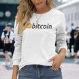 ビットコインbtcコイン暗号トレーダーBitcoinフューチャーフリーダムギフト 長袖Tシャツ 彼女への贈り物