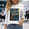 ビーバースターリーナイトヴァンゴッホ 長袖tシャツ 長袖Tシャツ 彼女への贈り物