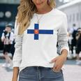 フィンランドtシャツ、フィンランド国旗、フィンランドの地図 メンズレディースキッズ 長袖Tシャツ 彼女への贈り物