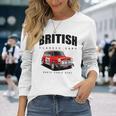 ブリティッシュクラシックスポーツカーズ 有名なラリーミニ 長袖Tシャツ 彼女への贈り物