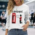 ロンドン・バンクシー・ゴッド・セーブ・ザ・クイーン 長袖Tシャツ 彼女への贈り物