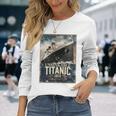 ヴィンテージ Rms タイタニック 1912 クルーズ歴史ポスター 記念品 長袖tシャツ 長袖Tシャツ 彼女への贈り物