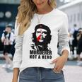 反チェ・ゲバラ・キューバ共産主義者 長袖Tシャツ 彼女への贈り物
