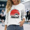 日本ミニトラック 軽自動車 キャブ オーバー コンパクト 四駆 オフロード トラック 長袖Tシャツ 彼女への贈り物