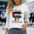 無料のパレスチナ服 長袖Tシャツ 彼女への贈り物