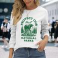 米国国立公園レジストサービス 長袖Tシャツ 彼女への贈り物