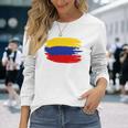面白いコロンビアのスラングjerga Colombiana Chimba 長袖tシャツ 長袖Tシャツ 彼女への贈り物