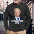 100万ドルのビビ・ベンジャミン・ネタニヤフ・イスラエル・リクッド・パーティー 長袖Tシャツ 高齢者への贈り物