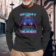 13 Años De Edad Impresionanteideo Gamer Chica 13 Cumpleaños Chica Camiseta de manga larga Regalos para ancianos