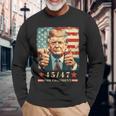 2024年大統領向けトランプ4547 長袖Tシャツ 高齢者への贈り物