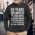 50歳の誕生日ギフト 50歳 長袖Tシャツ 高齢者への贈り物