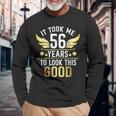 56Th Birthday Party It Took Me 56 Years To Look This Good 長袖Tシャツ 高齢者への贈り物