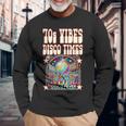 70Sibes Disco Times 揺れる70年代スタイル ディスコダンスクラブ 長袖Tシャツ 高齢者への贈り物