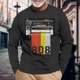808 ドラム マシン 音楽 ビーツ 長袖Tシャツ 高齢者への贈り物
