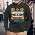 90S ヒップホップ The Foundation 90S ヒップホップ 長袖Tシャツ 高齢者への贈り物
