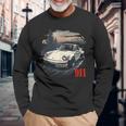 911ターボレトロヴィンテージ964カークラシック自動車トラック。 長袖Tシャツ 高齢者への贈り物