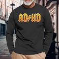 Adhd ロッカーtシャツ メンズ レディース キッズ 長袖Tシャツ 高齢者への贈り物