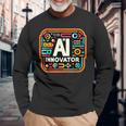 Ai Innovator 長袖Tシャツ 高齢者への贈り物