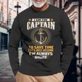I Am The Captain 長袖Tシャツ 高齢者への贈り物