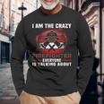 I Am The Crazy Firefighter 消防庁消防士 長袖Tシャツ 高齢者への贈り物